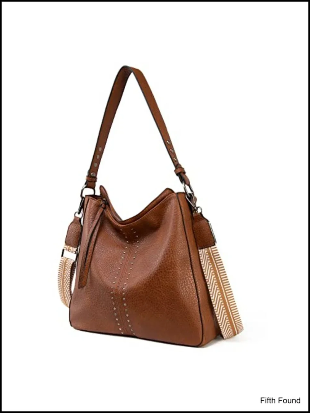 Vegan Leather Hobo Bag Top Handle Shoulder Purse Bucket Handbag